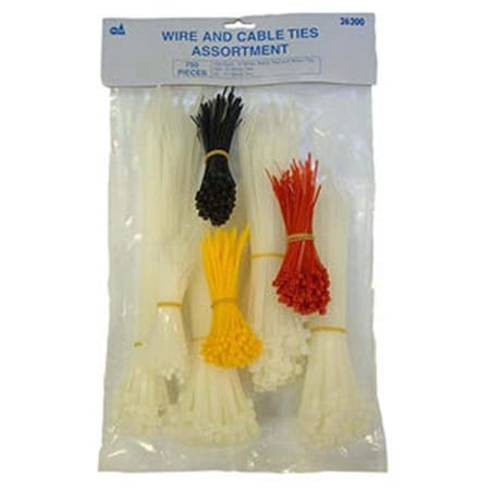 S&G Tool Aid Tool Aid TA 26200 Wire and Cable Tie Assortment- 750 Pc TA26200